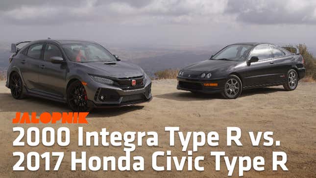 See How The 2017 Honda Civic Type R Compares To The Acura Integra Type R