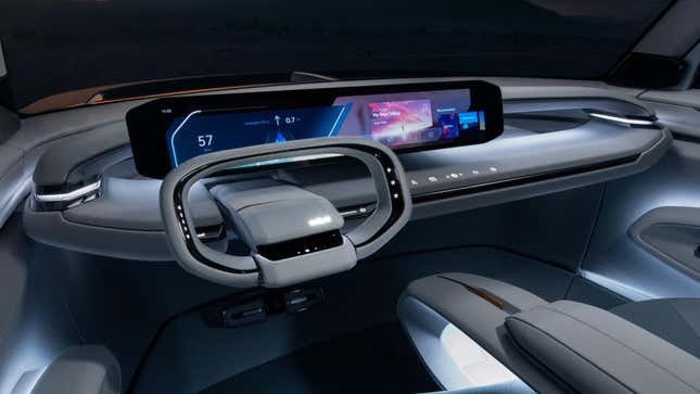 Image for article titled The Kia EV9 Concept Is All About Aero And, Sadly, A Yoke