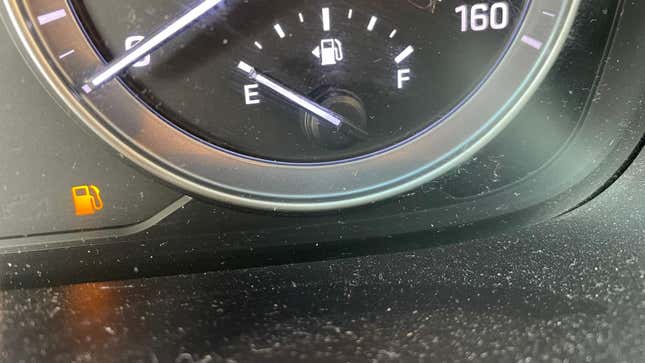 Actual pic of my gas tank from this morning