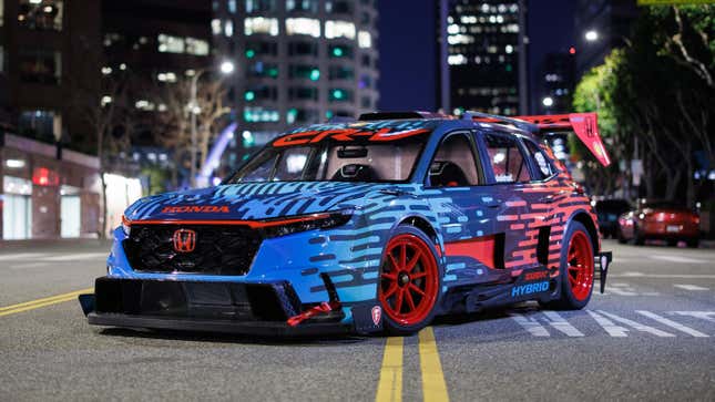 Image for article titled Honda Crammed a 2024 IndyCar Engine in a CR-V to Create &#39;The HPD Beast&#39;