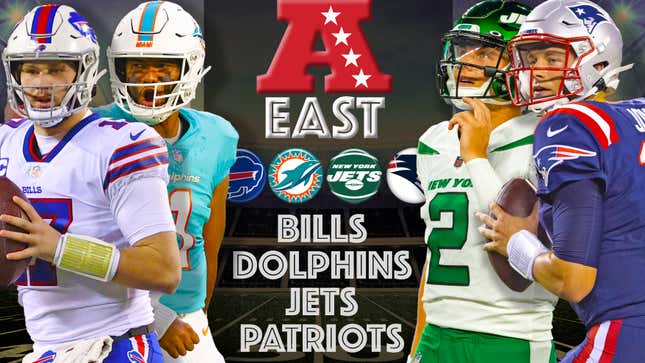 Image for article titled 2021 NFL Preview - AFC East: Fate of division rests on arms of young QBs