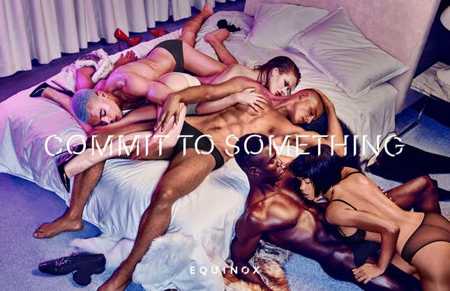 Image for article titled New ads from Equinox show gym-goers at peak absurdity