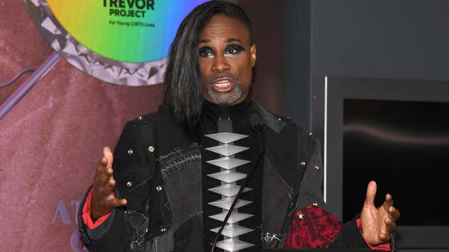 Actor Billy Porter speaks at the Empire State Building lighting ceremony to kick off Pride 2023, New York, NY, June 22, 2023.