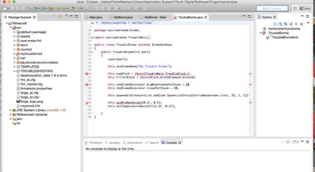 coding screenshot