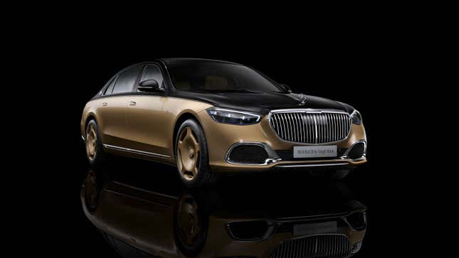 A render of the exterior of the limited-edition Maybach. 