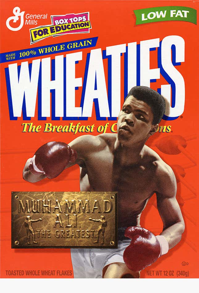Image for article titled Every Olympic athlete that’s been on the Wheaties box