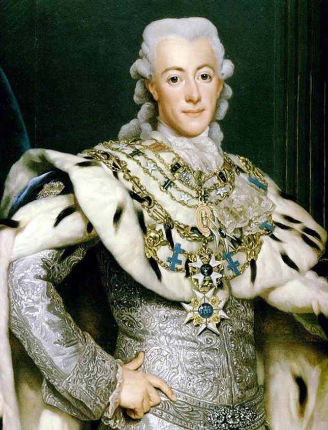 Sweden’s King Gustav III, an early caffeine skeptic.