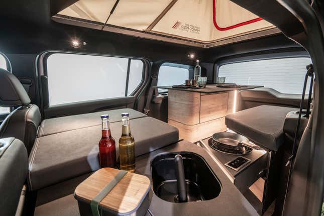 Image for article titled The Mercedes-Benz Concept EQT Marco Polo1 Takes the EV Van Overlanding