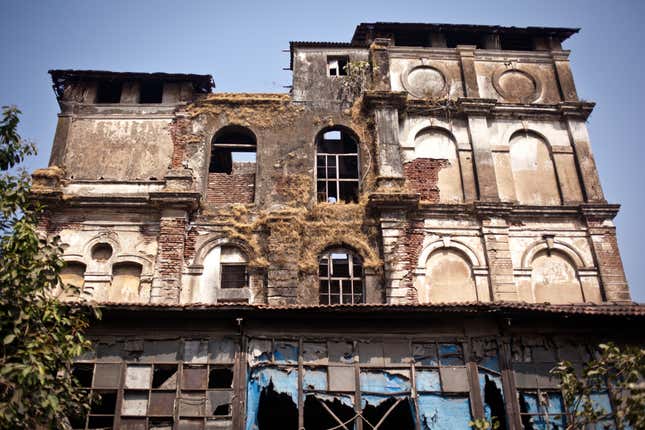 The great mills of yesterday are now mostly forgotten buildings.
