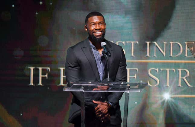 Trevante Rhodes at the 10th Annual AAFCA Awards in Los Angeles, USA on February 6, 2019.