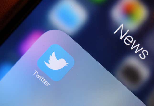 The Twitter logo icon displayed in the typical iOS interface under the "News" category.