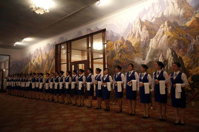 Image for article titled To fill its extravagant mountain resort with tourists, North Korea is offering to reunite families