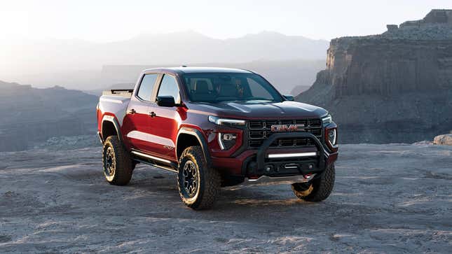 The all-new GMC Canyon AT4X Edition 1 will be similar to the Chevrolet ZR2 Desert Boss.
