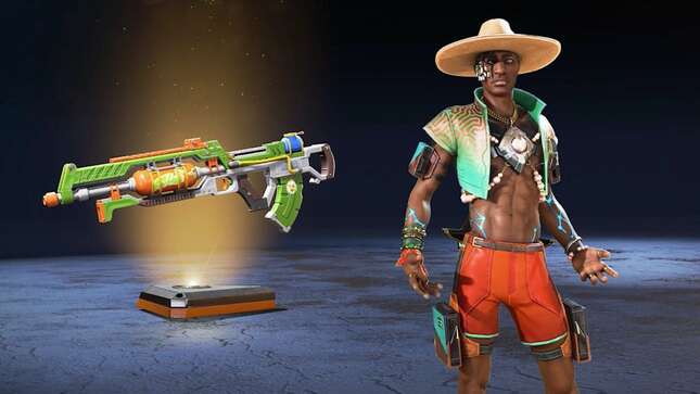 Seer in Apex Legends in the Sun Squad skin