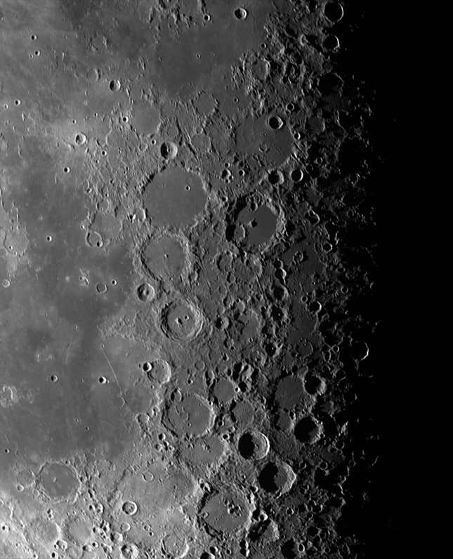 Image for article titled NASA's Asteroid Probe Captures Haunting Images of the Earth and Moon