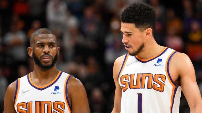 Chris Paul and Devin Booker make up a dynamic backcourt for Phoenix.