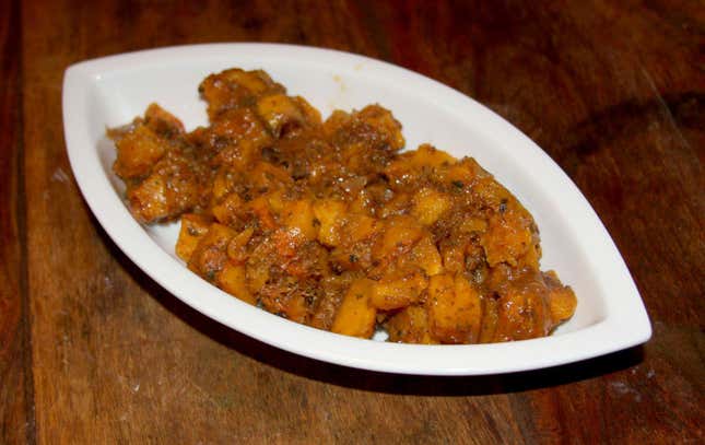 Spiced butternut squash