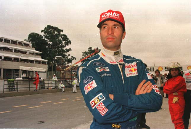 Heinz-Harald Frentzen during practice for the 1996 Argentine Grand Prix