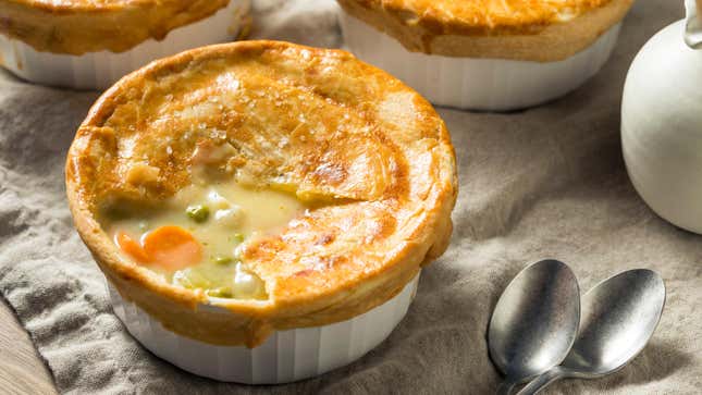Image for article titled Make the Best Lazy Chicken Pot Pie From a Can of Soup