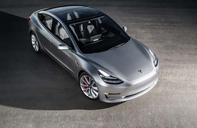 The 215-mile, $35,000 Tesla Model 3