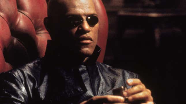 Laurence Fishburne as Morpheus in "The Matrix"