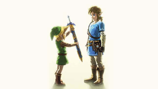 Una ilustración del libro de Zelda