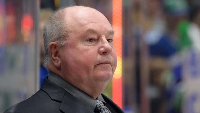 The Vancouver Canucks fired Bruce Boudreau in the most publicly embarrassing way possible.
