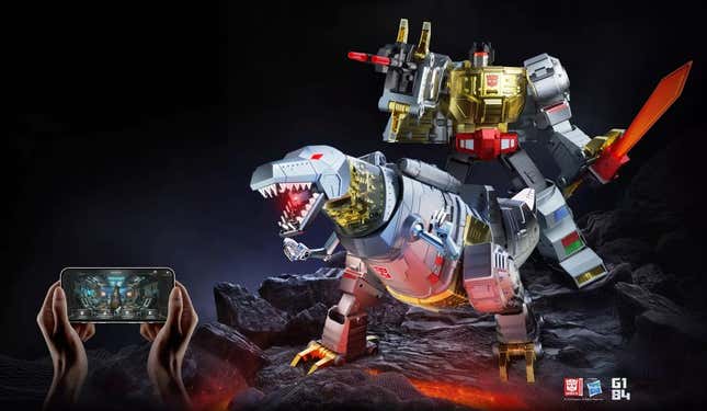El nuevo juguete de Grimlock, de los Transformers, se transforma por sí solo y tiene funciones de movimiento