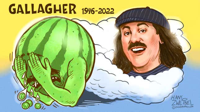 Image for article titled The Onion Mourns The Passing Of Gallagher