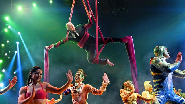 Image for article titled Panicking Aides Finally Locate Biden At Wrong Venue Following Cirque Du Soleil Performers Onstage