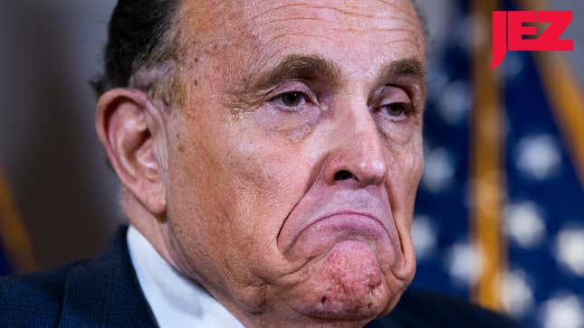 Rudy Giuliani Somehow Manages to Survive Pat on the Back