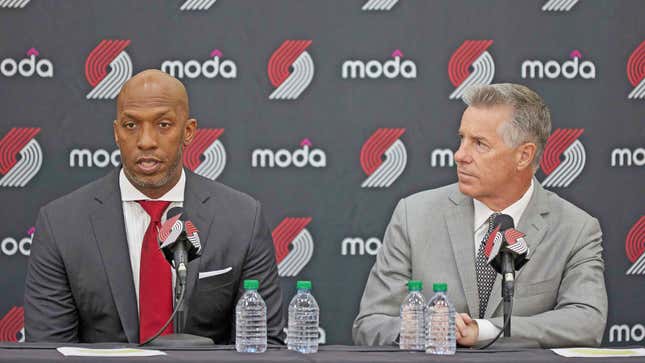 Portland shut down follow-up questions about allegations of sexual assault against new head coach Chauncey Billups.