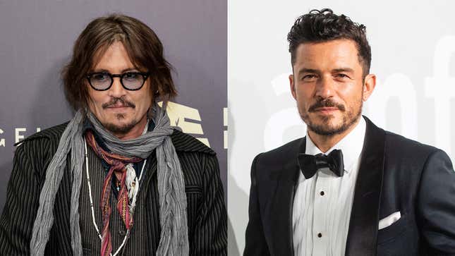 Image for article titled Johnny Depp Loses All Support After Fans Realize They’ve Been Confusing Him For Orlando Bloom