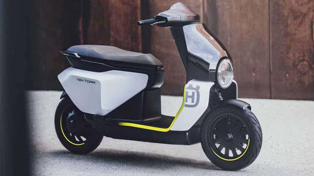 Image for article titled The Husqvarna Vektorr Is The Cute Concept Scooter The World Needs Right Now