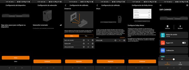 Un paseo por la configuración de la barra en la app de Creative.