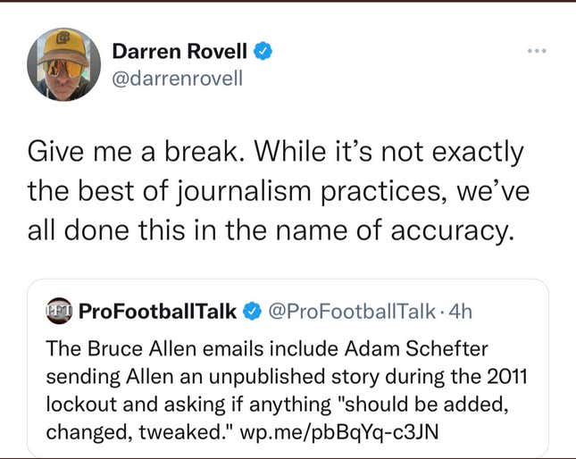 ProFootballTalk: Contact Information, Journalists, and Overview