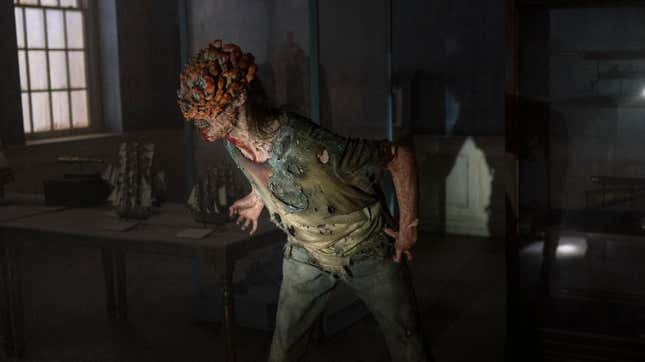A fungal infection turns humans into aggressive mushroom zombies in ‘The Last of Us.’