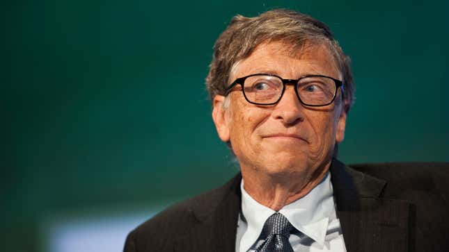 File photo of Bill Gates at the Clinton Global Initiative meeting on September 24, 2013 in New York City.
