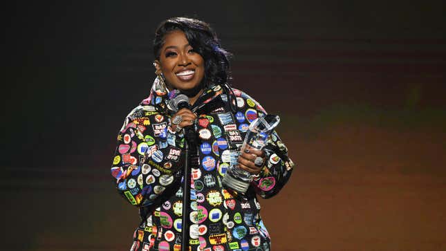 Missy Elliott speaks onstage during 2019 Urban One Honors at MGM National Harbor on December 05, 2019 in Oxon Hill, Maryland.