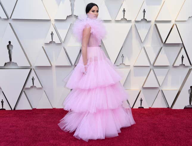 arrives at the Oscars on Sunday, Feb. 24, 2019, at the Dolby Theatre in Los Angeles. (Photo by Richard Shotwell/Invision/AP)