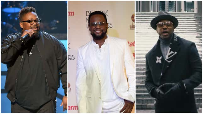 From Left to Right: Dave Hollister, Carl Thomas and Donnell Jones.
