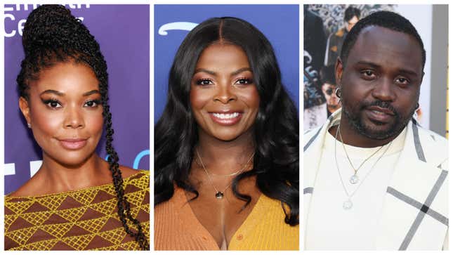 Gabrielle Union, left; Janelle James, and Brian Tyree Henry.