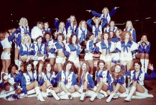 This is the “silly” shot taken after the official squad photo in 1977. The tradition held through the Eighties, but it went away at some point.