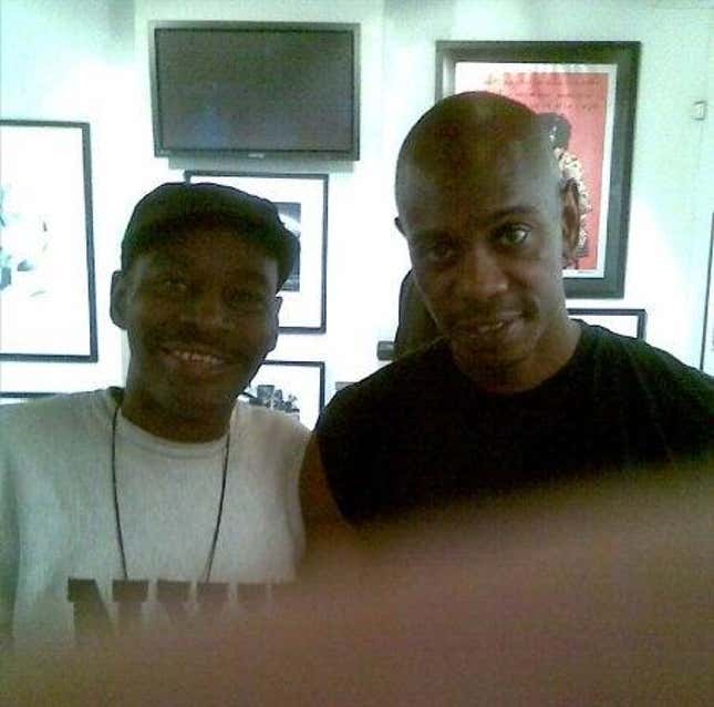 My dad with Dave Chappelle