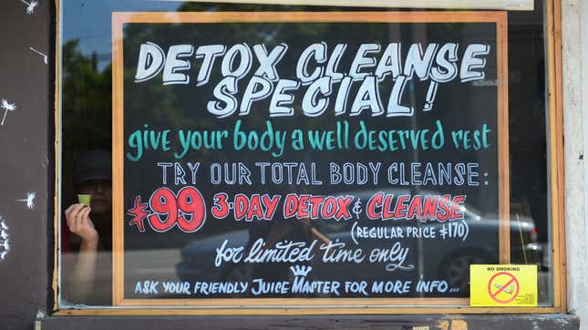 Image for article titled Detox Diets Are Bullshit