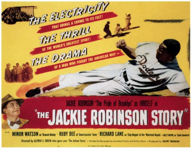The Jackie Robinson Story, lobbycard, Jackie Robinson, 1950.