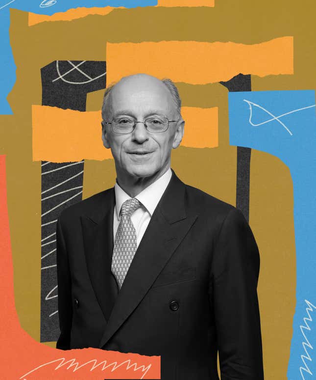 Abstract photo illustration of James Sassoon
