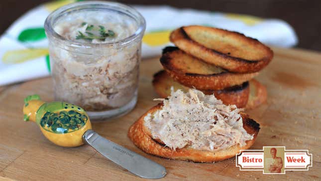 Image for article titled Cooking from Anthony Bourdain&#39;s Les Halles Cookbook: a show-stopping pork rillette recipe