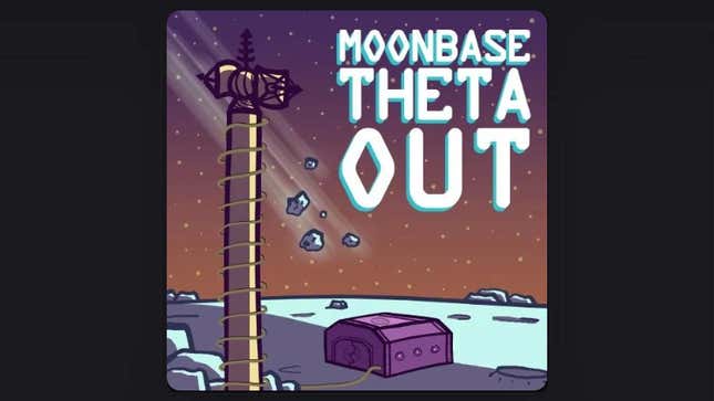 Moonbase Theta Out Podcast Logo