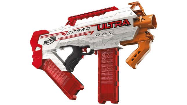 Image for article titled Nerf&#39;s Fastest Dart Blaster Ever Promises a Fun Day of Picking Up Foam Ammo